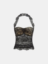 Lace Halter Neck Top